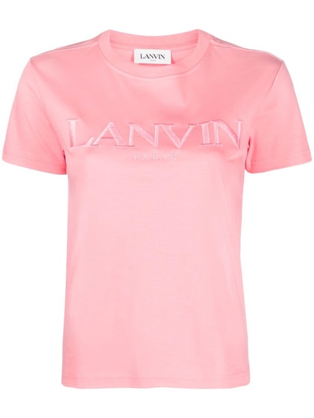 logo-embroidered cotton T-shirt