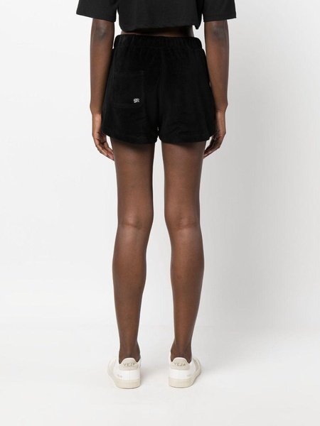 sequin-logo drawstring shorts