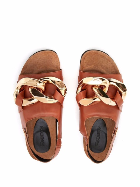 Chain flat sandals