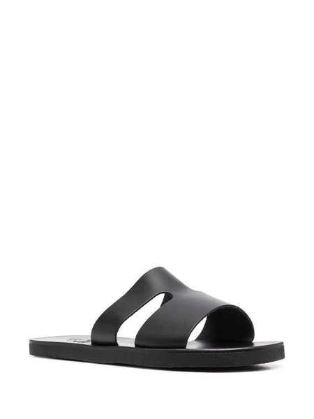 Apteros cut-out leather slides