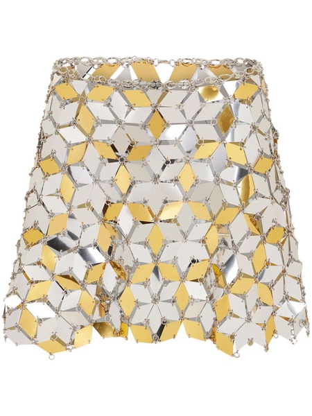 Sparkles rhombic-paillettes miniskirt