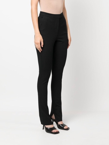 side-sit four-pocket slim-fit trousers 