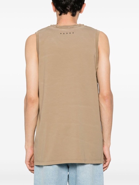 Hugo cut-out detail tank top