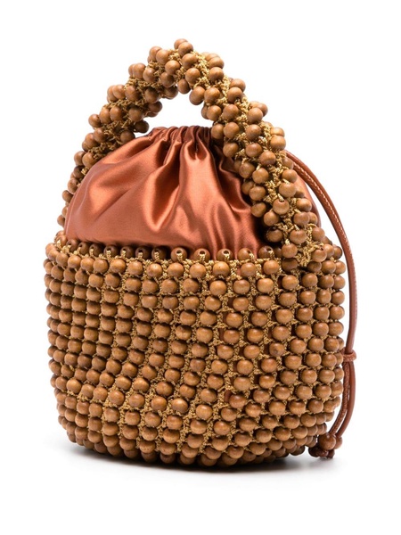 mini Cora beaded bucket bag