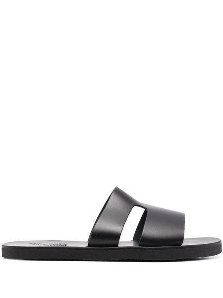 Apteros cut-out leather slides