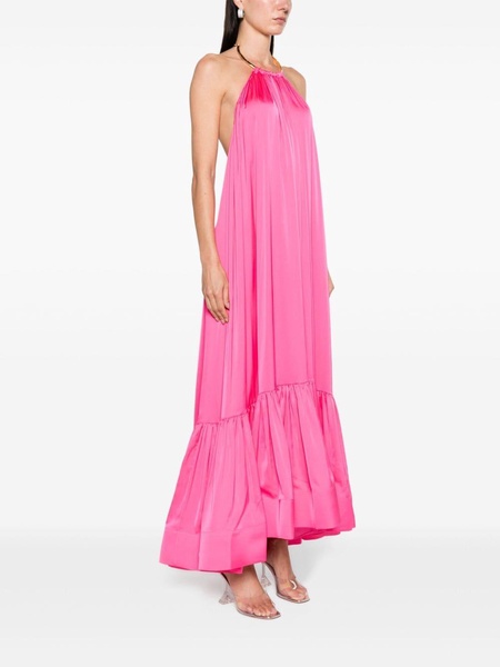 open-back maxi dress