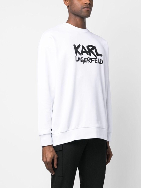 logo-stamp long-sleeve sweatshirt 