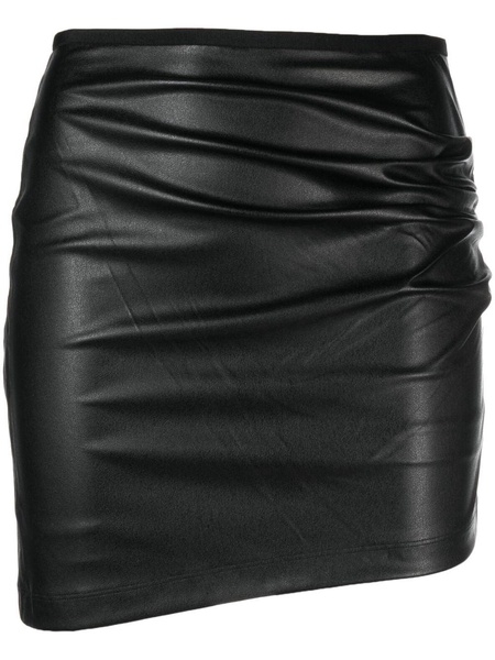 mid-rise straight skirt 