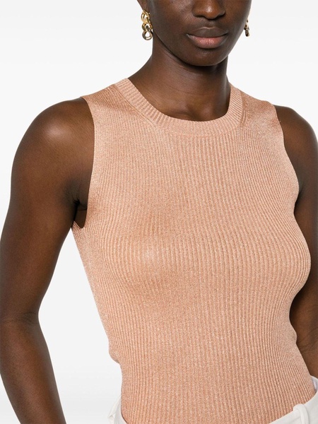 lurex ribbed top