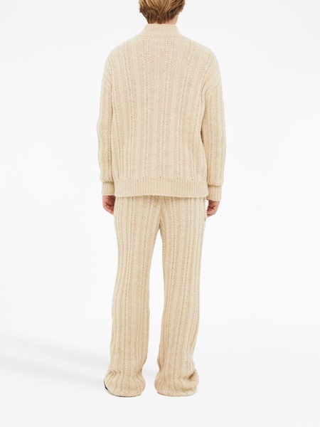 The Talking Glacier cable-knit jumper