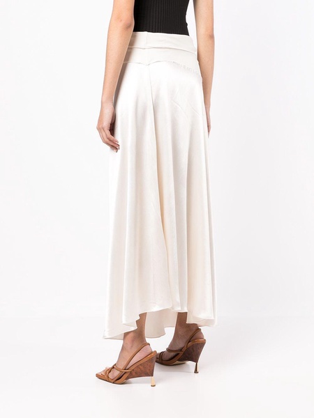 Bloom cut-out midi skirt