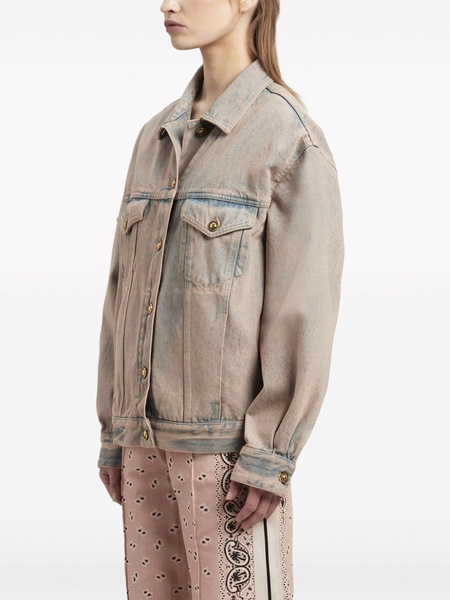 overdye-wash denim jacket