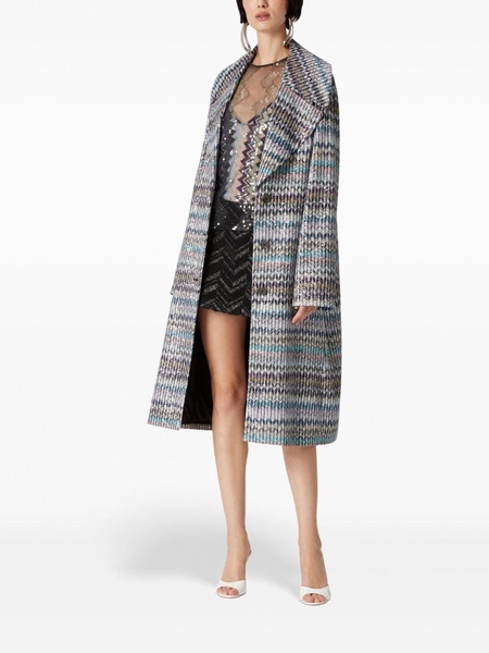 zigzag coat