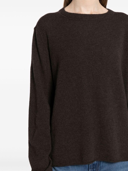 crew-neck long-sleeve jumper