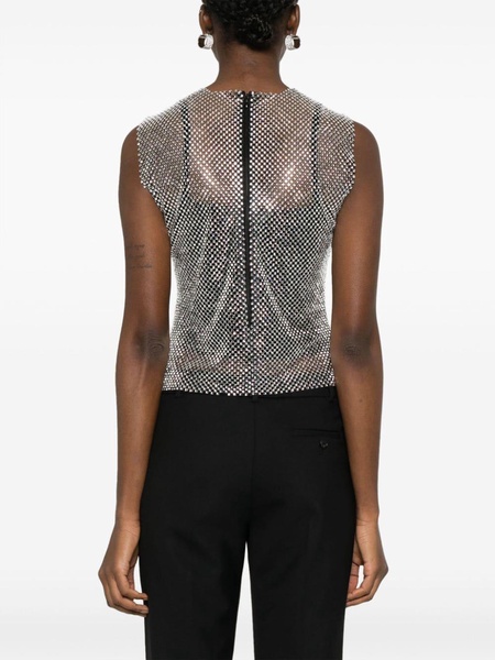 rhinestone-embellished top