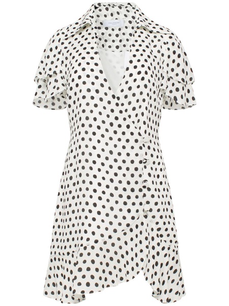 Lilia polka-dot mini dress