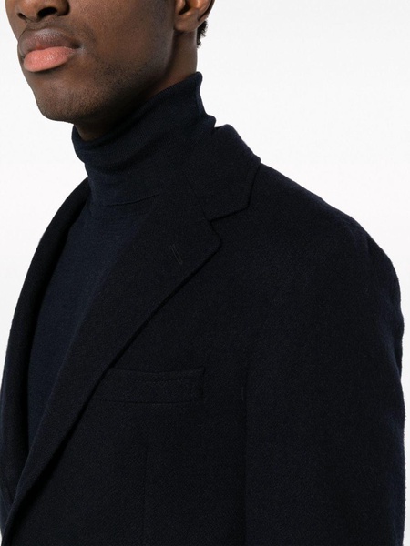 single-breasted cashmere blazer