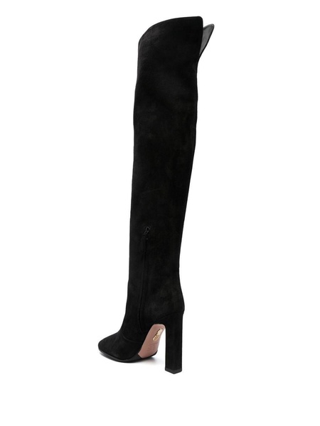 130mm knee-high suede boots