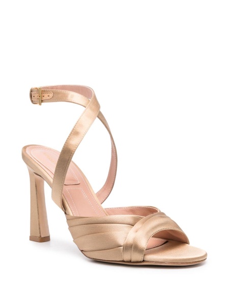 100mm satin sandals