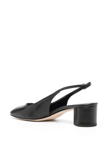 Romy Nappa Leather Black Slingback