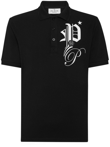 Gothic Plein cotton polo shirt