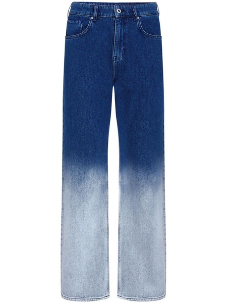 ombré-effect straight jeans