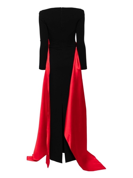 Irma off-shoulder layered gown