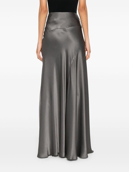 satin maxi skirt