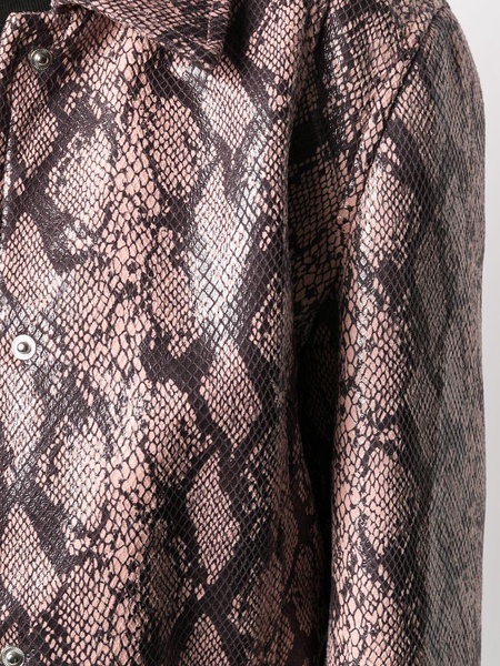 Erin snakeskin effect jacket