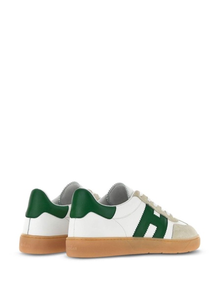 Cool leather panelled sneakers