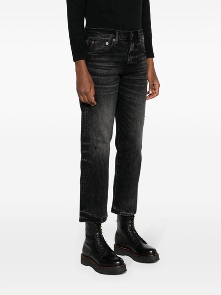 high-rise cropped jeans 