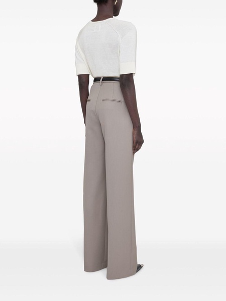 Carrie pressed-crease tailored trousers 