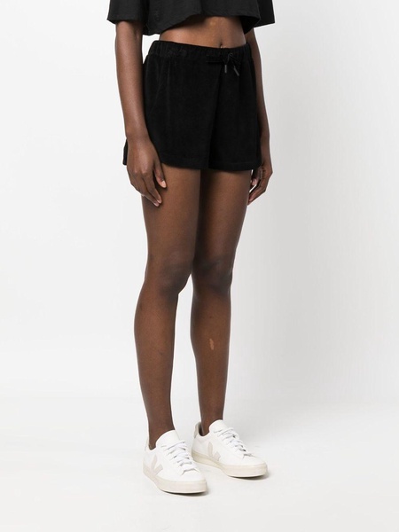 sequin-logo drawstring shorts