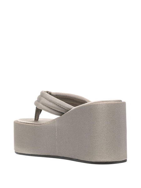 95mm textured platform mules