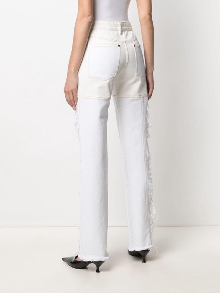 Combo high-rise straight jeans