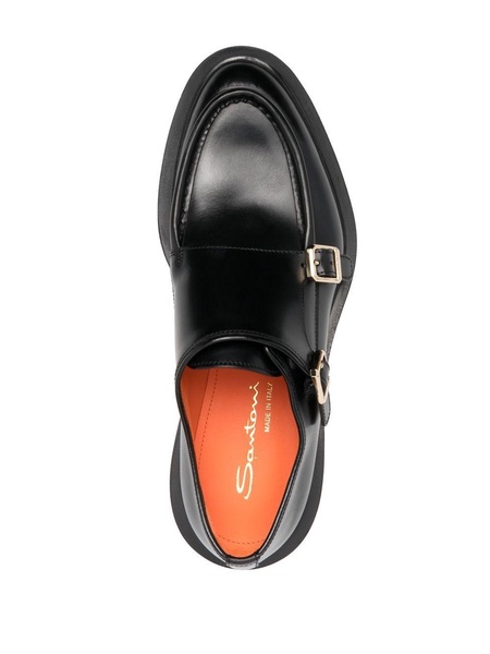 side buckle-fastening detail loafers