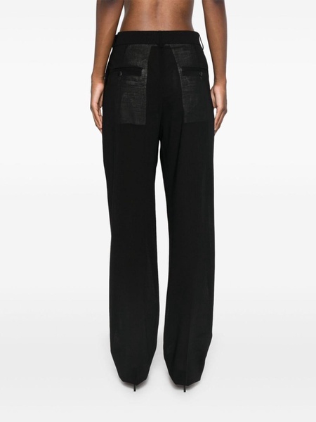 virgin wool trousers