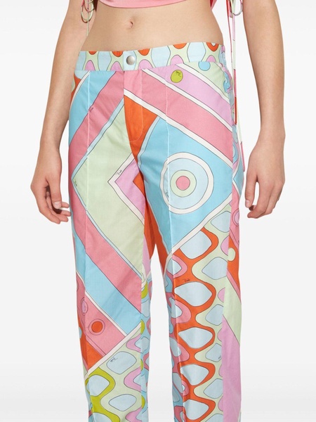 Vivara-Print cotton trousers 