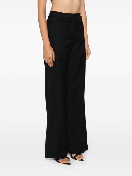 high-rise wide-leg trousers