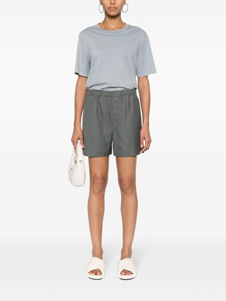 Seto slub-texture shorts