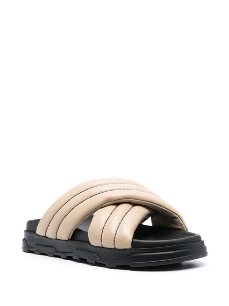 35mm chunky open-toe slides