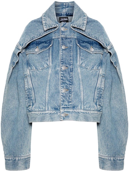 detachable-panels denim jacket