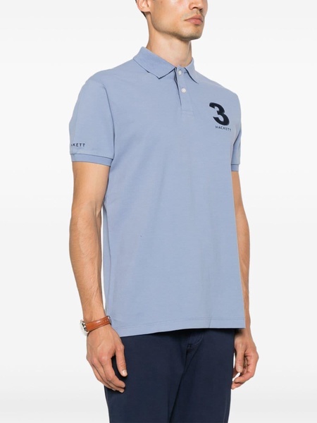 short-sleeve cotton polo shirt