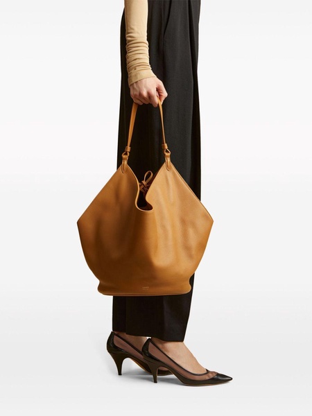 medium The Lotus leather tote bag