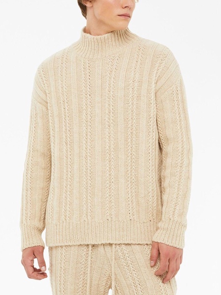 The Talking Glacier cable-knit jumper