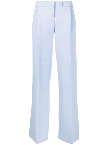 straight-leg tailored trousers