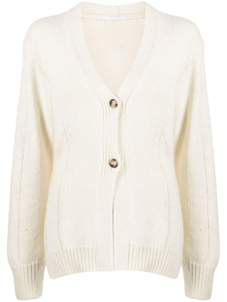 V-neck tailored cardigan 