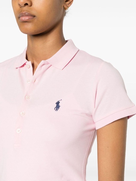 Polo Ralph Lauren Julie Cotton -Blend Piqué Polo Shirt - m