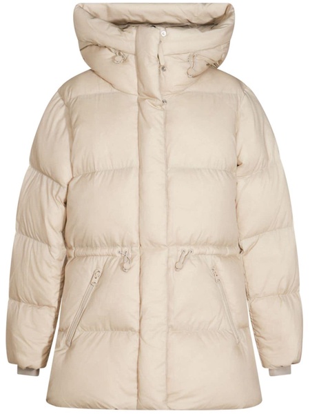 padded hooded coat