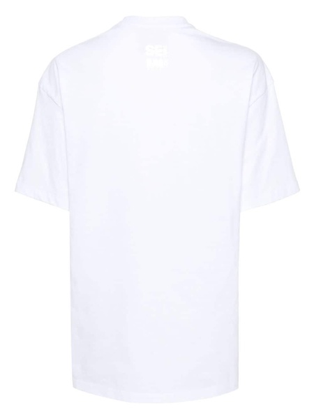 V-neck cotton T-shirt